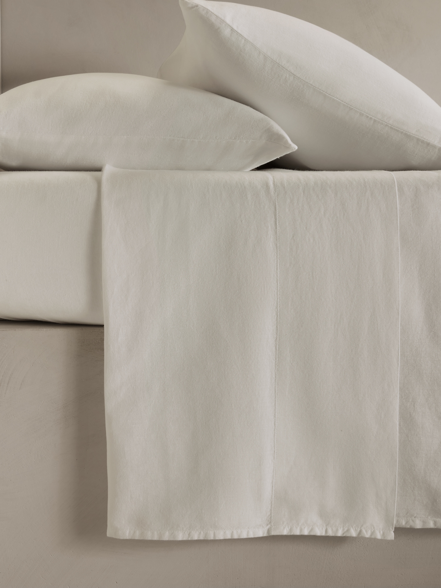 Washed Linen-Cotton Sheet Set