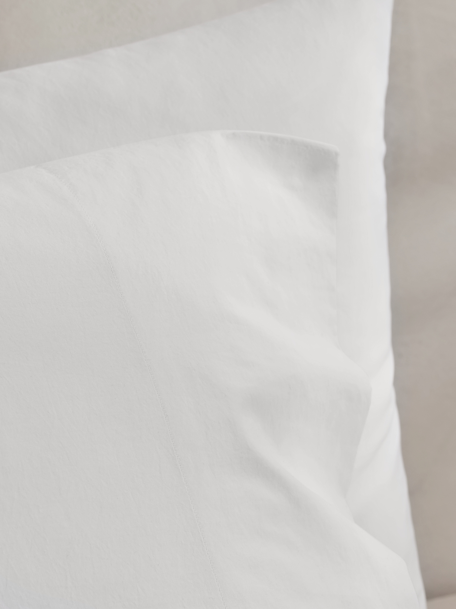 Washed Cotton Percale Pillowcases