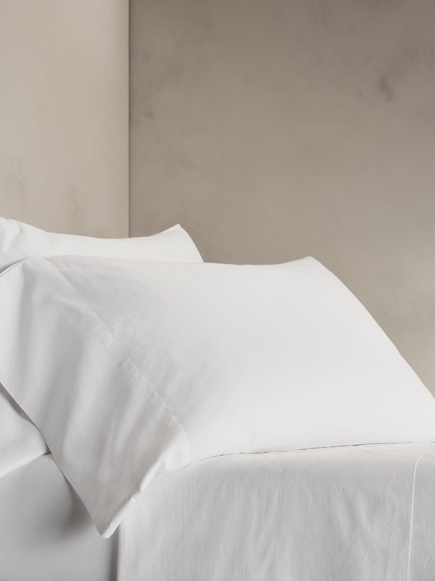 Washed Cotton Percale Pillowcases