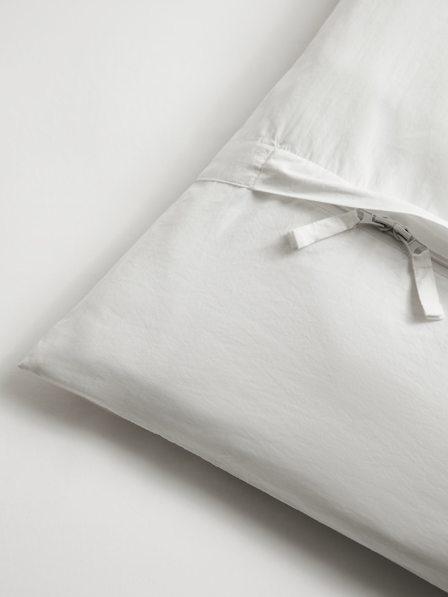Washed Cotton Percale Duvet Cover