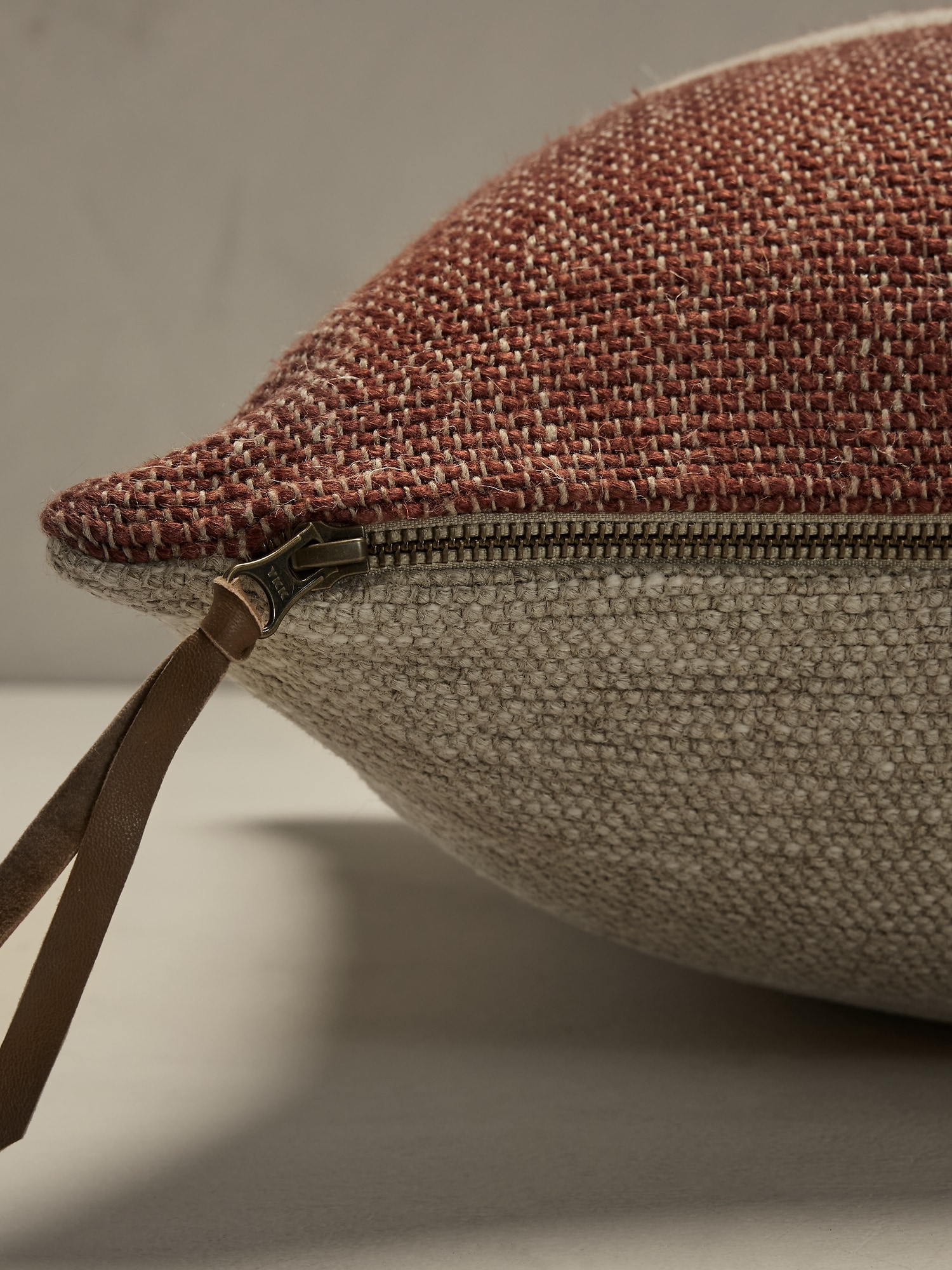 Hand-Woven Linen Stripe Pillow