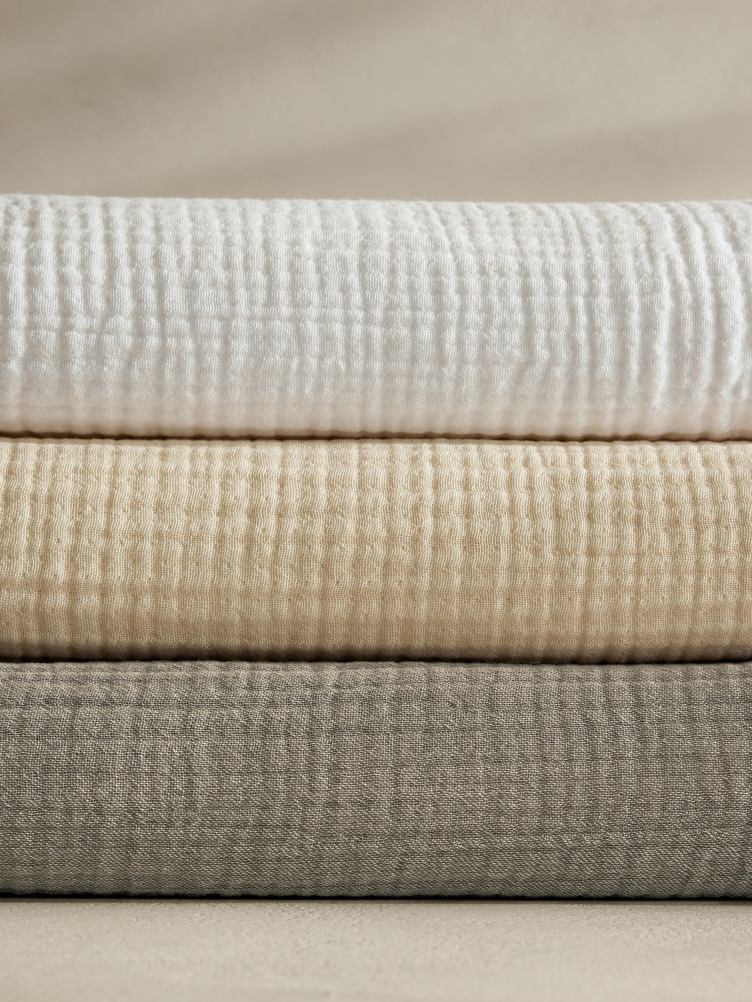 Cotton Gauze Reversible Throw