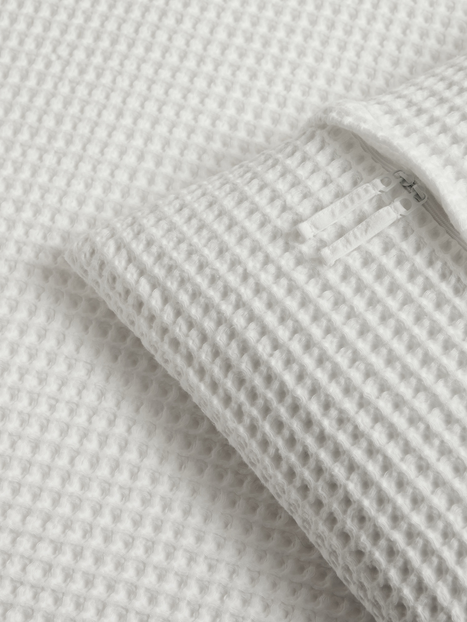 Cotton Waffle-Weave Duvet Cover