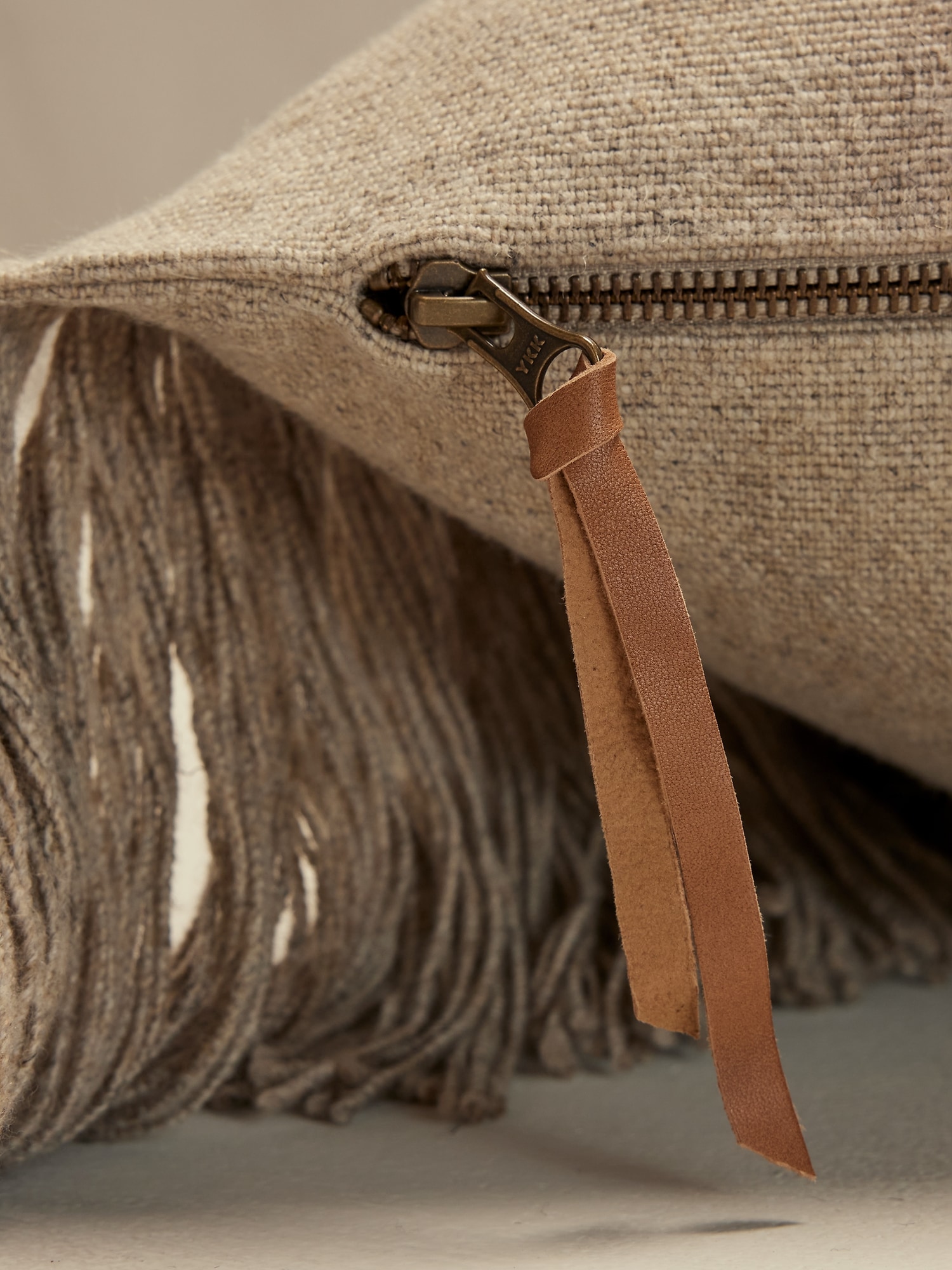 Fringe Linen Pillow