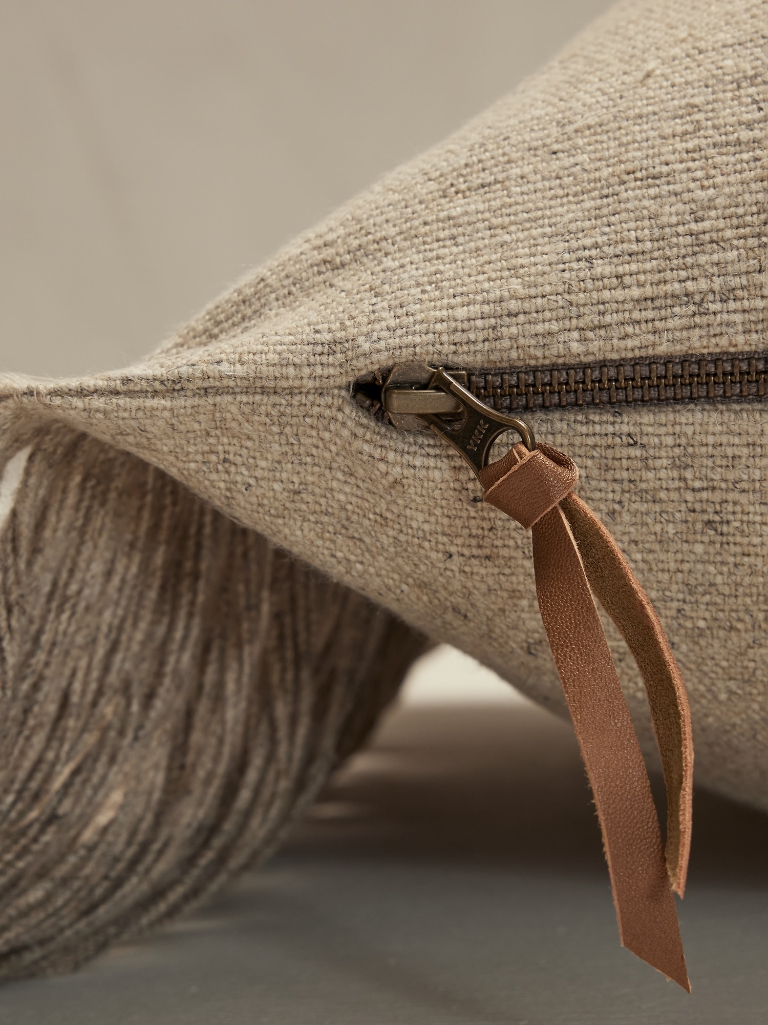 Fringe Linen Pillow