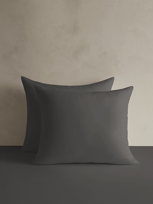 Washed Cotton Sateen Shams