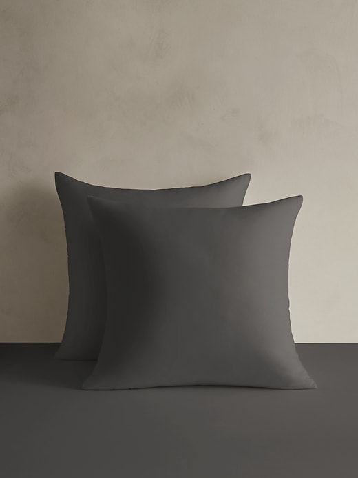 Washed Cotton Sateen Shams