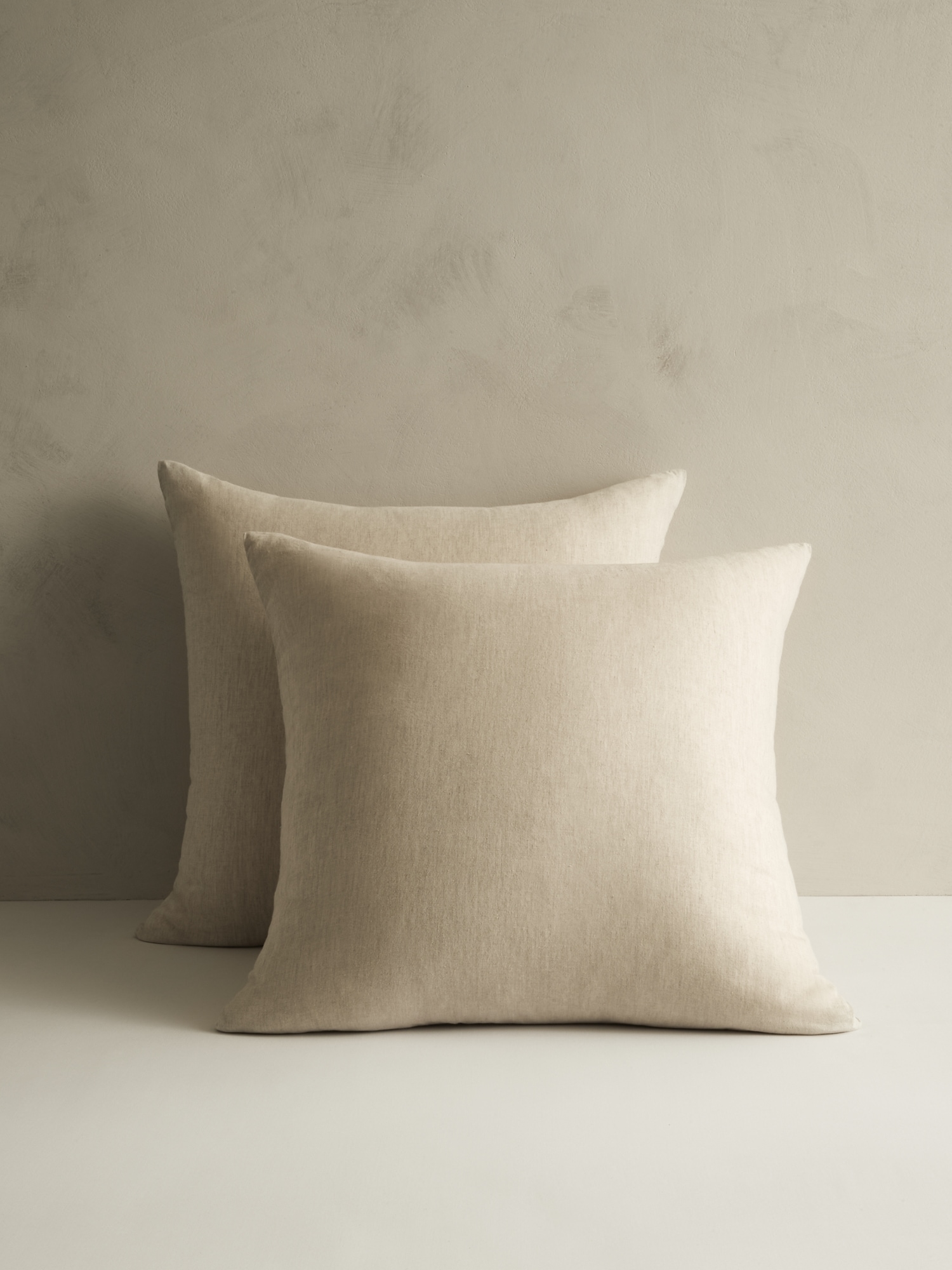 Image number 1 showing, Washed Linen-Cotton Shams