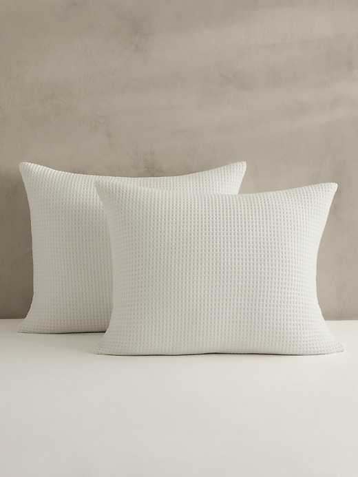Cotton Waffle-Weave Shams