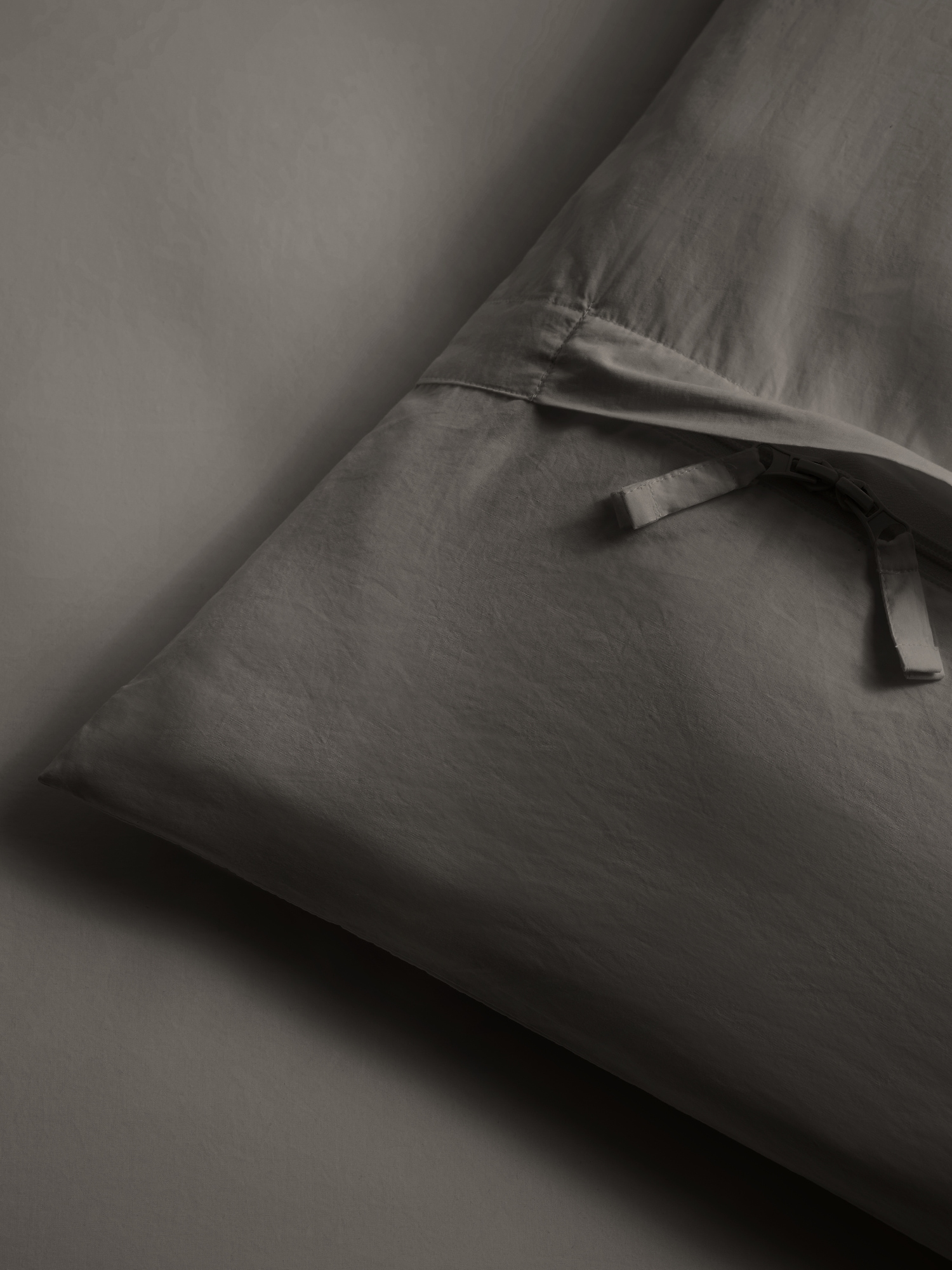 Image number 3 showing, Washed Cotton Percale Duvet Cover