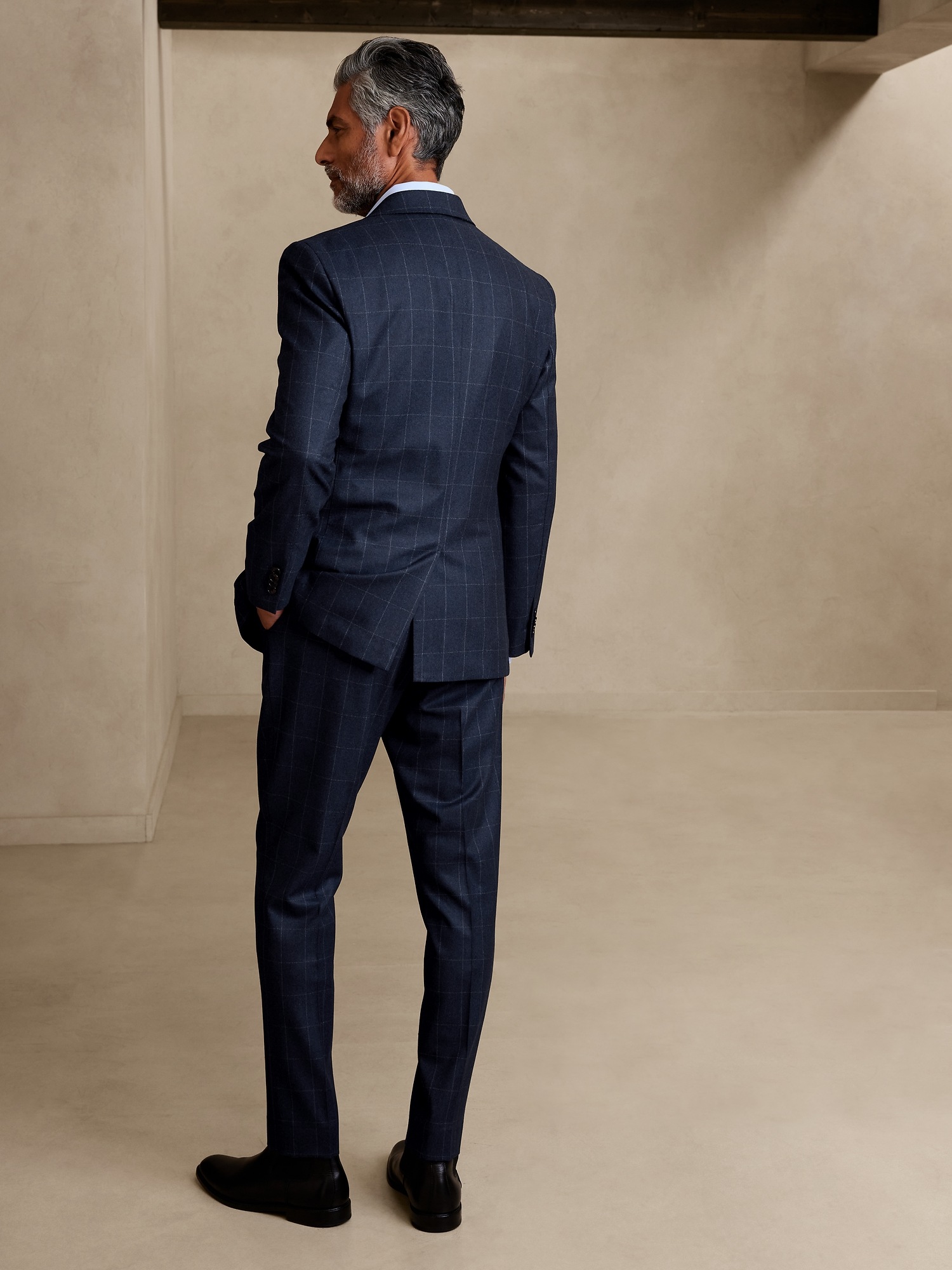 Perfect Italian Flannel Suit Jacket | Banana Republic