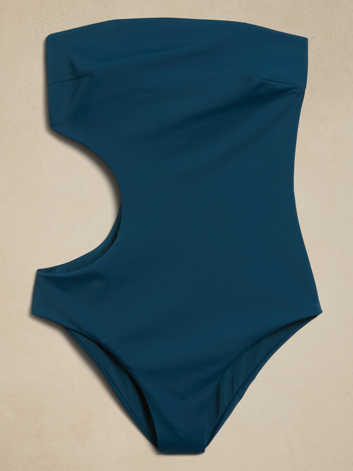 Banana Republic Lele Cut-Out One-Piece Swimsuit &#124 Onia blue. 1
