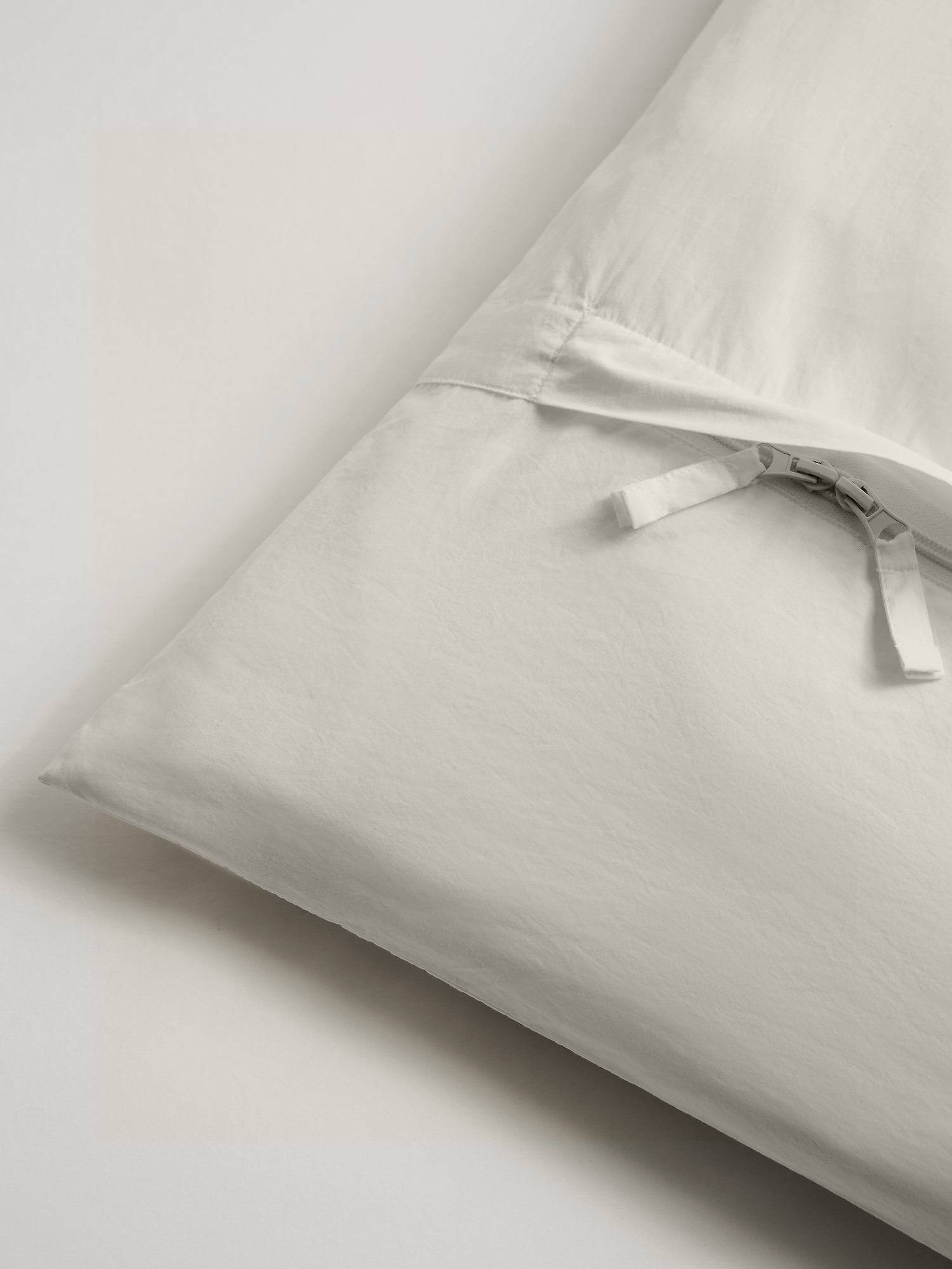 Image number 6 showing, Washed Cotton Percale Duvet Cover