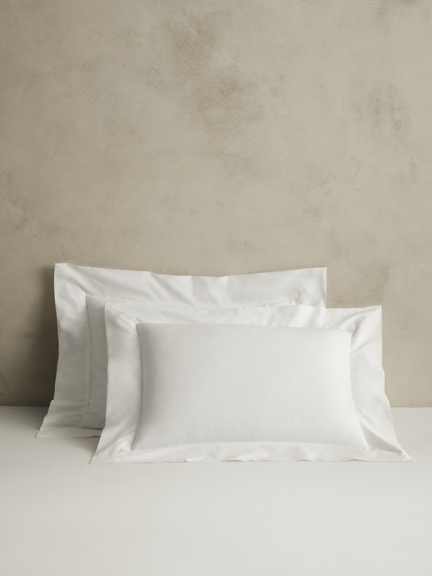 Washed Cotton Percale Shams