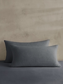 Cotton Waffle-Weave Shams