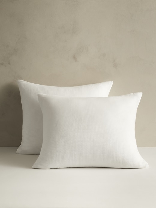 Organic Cotton Gauze Shams