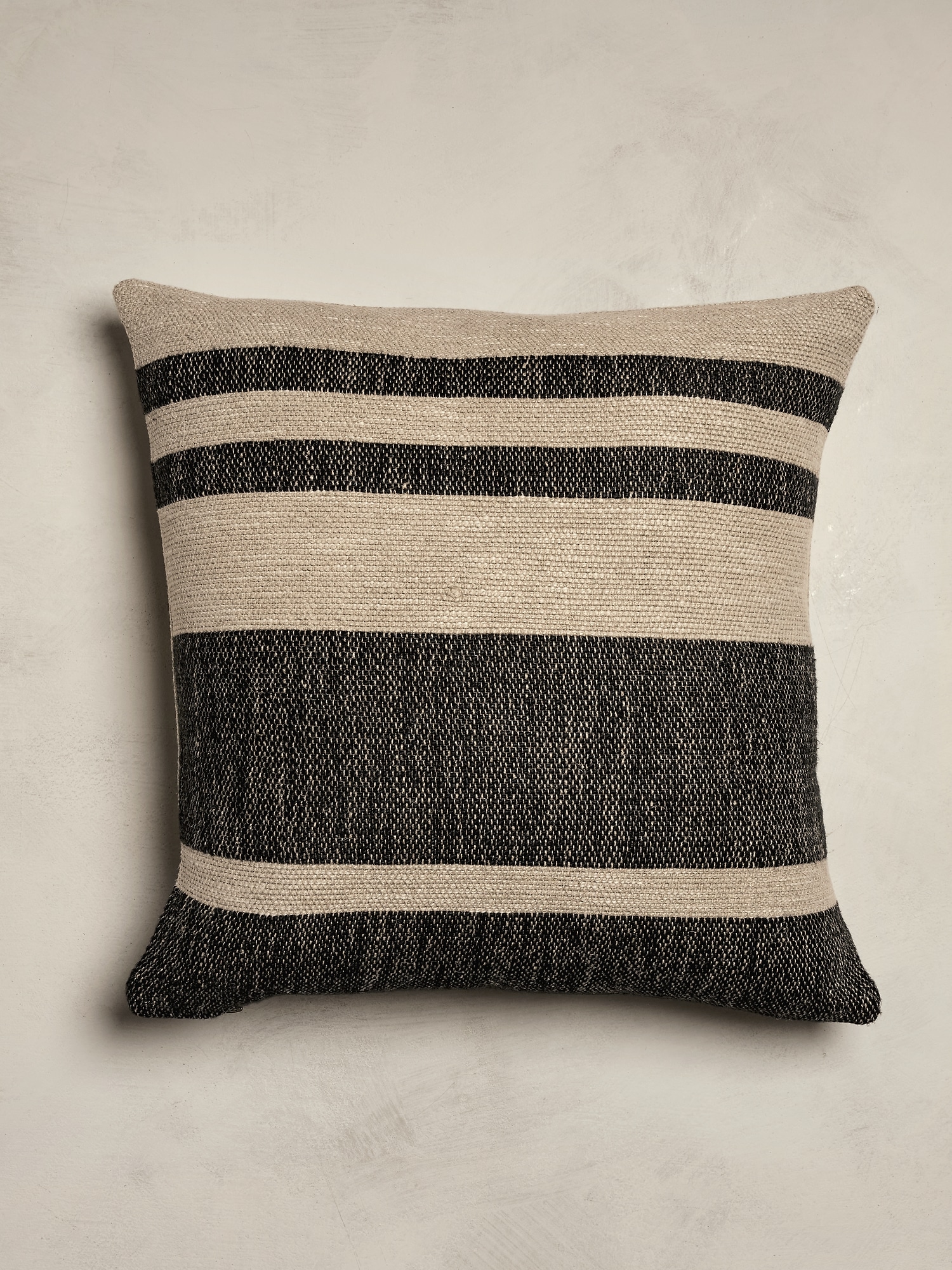 Hand-Woven Linen Stripe Pillow