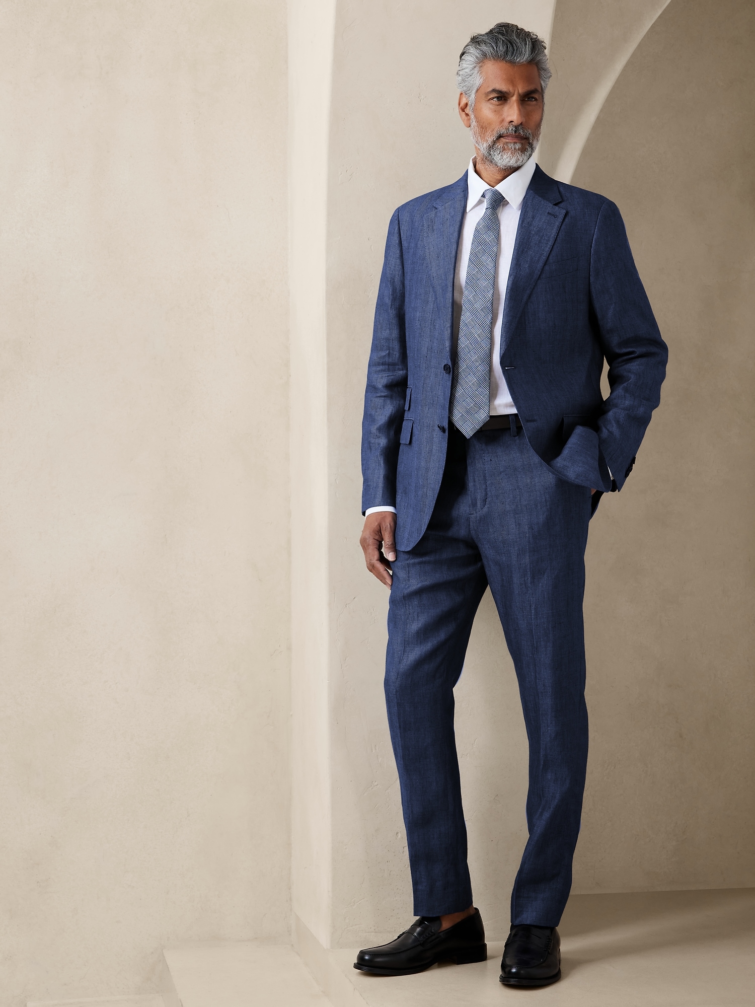 banana republic 3 piece suit