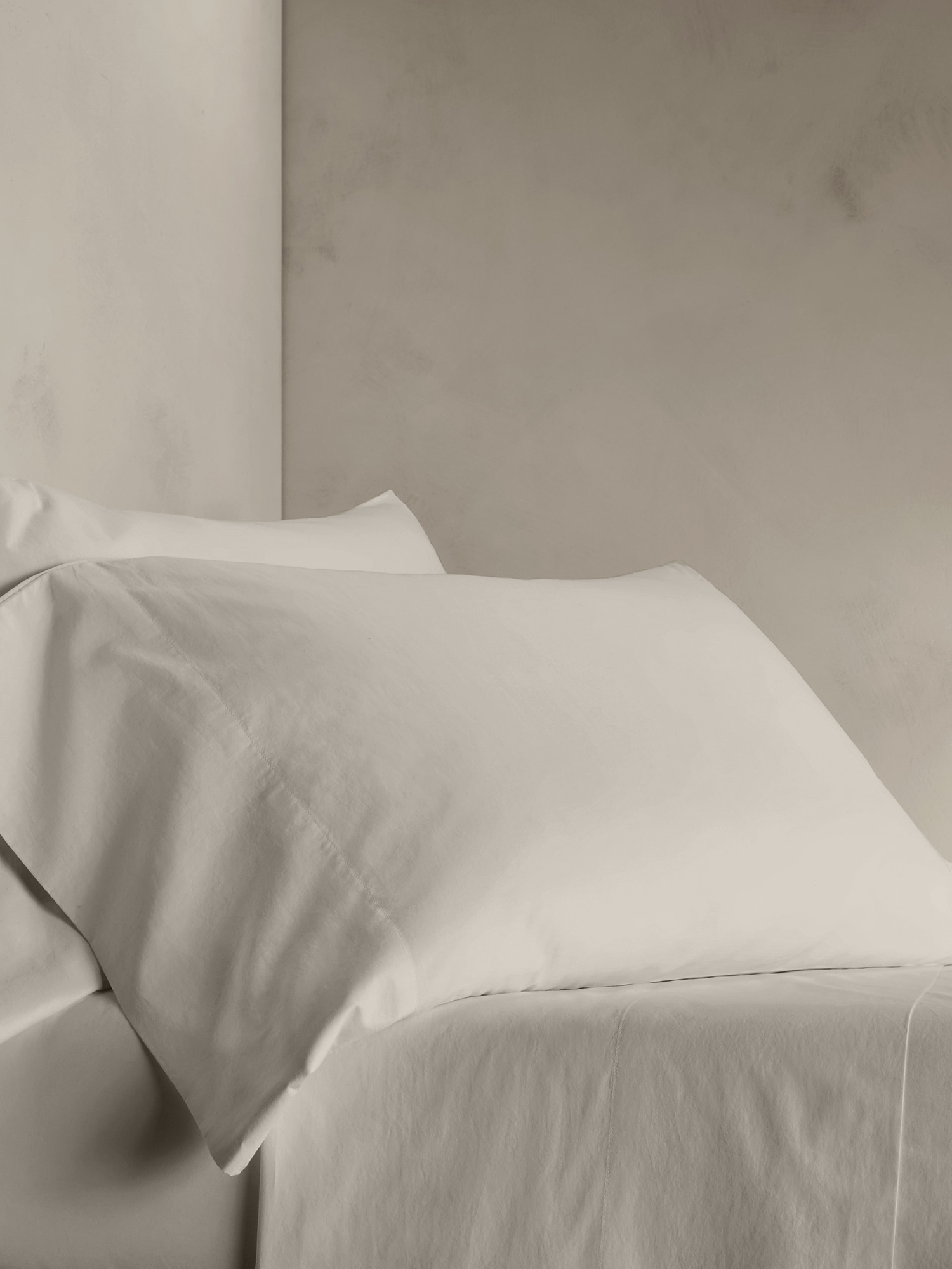 Washed Cotton Percale Pillowcases