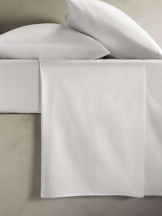 Luxe Cotton Sateen Flat Sheet