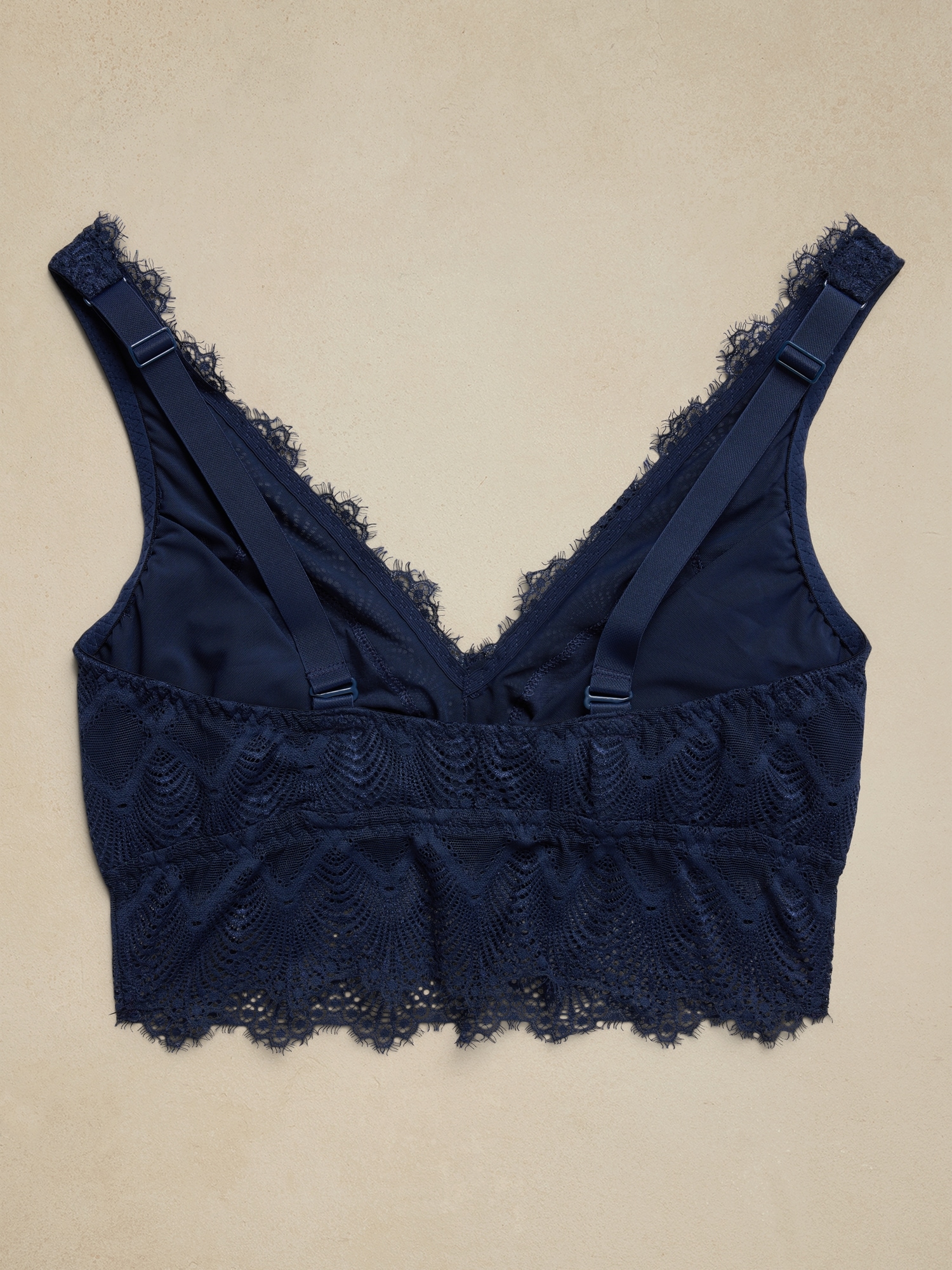 Cosabella Paradiso Petite Triangle Bralette in Navy Blue FINAL
