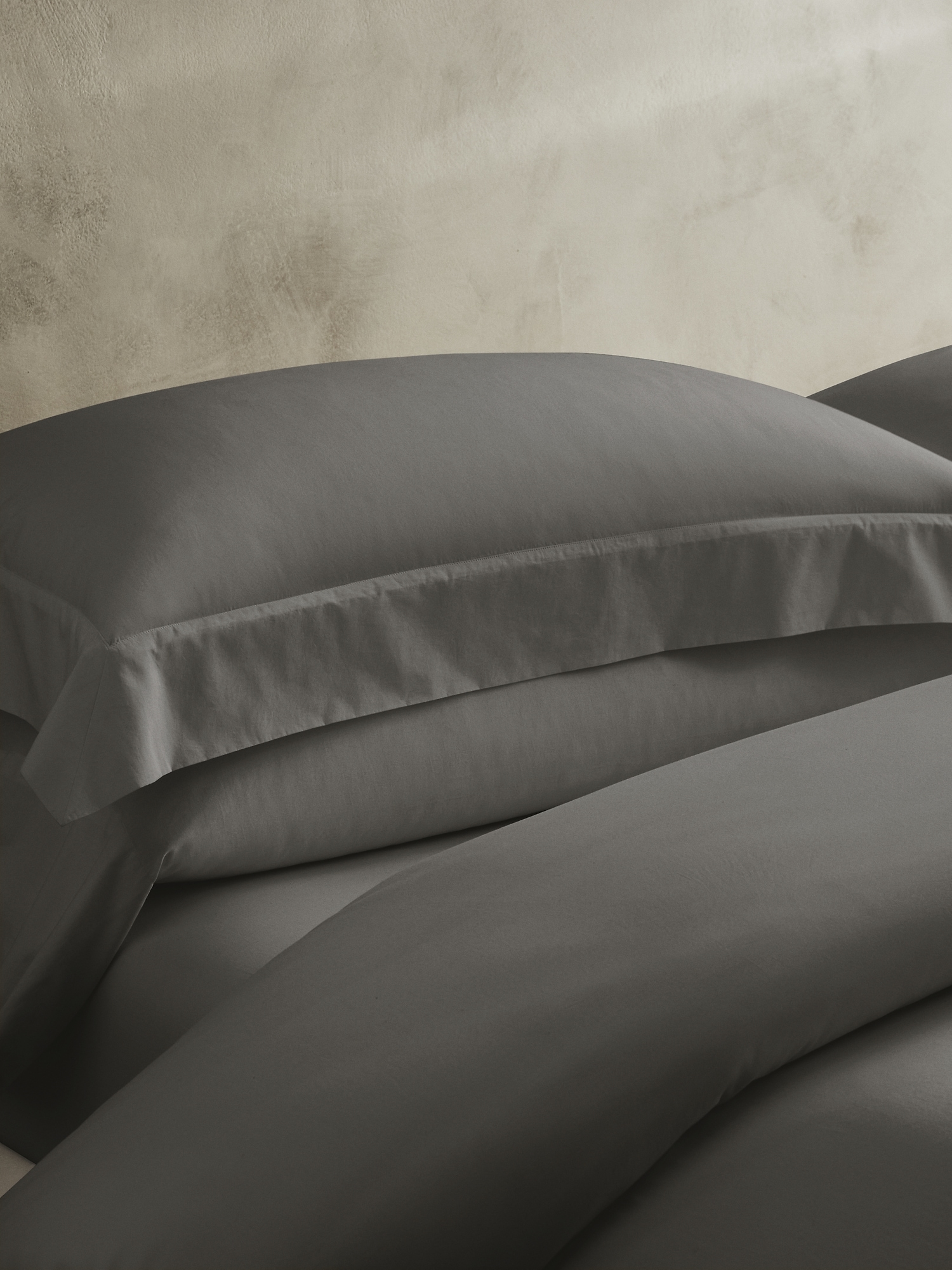 Image number 2 showing, Washed Cotton Percale Duvet Cover