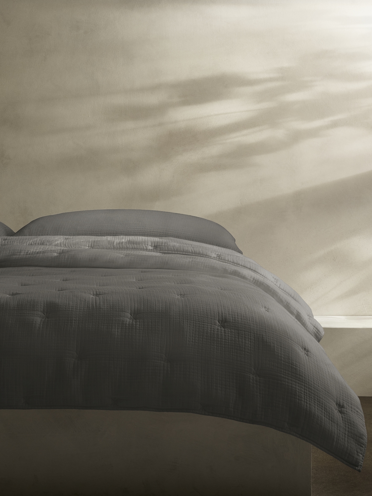 Lofty Organic Cotton Gauze Quilt