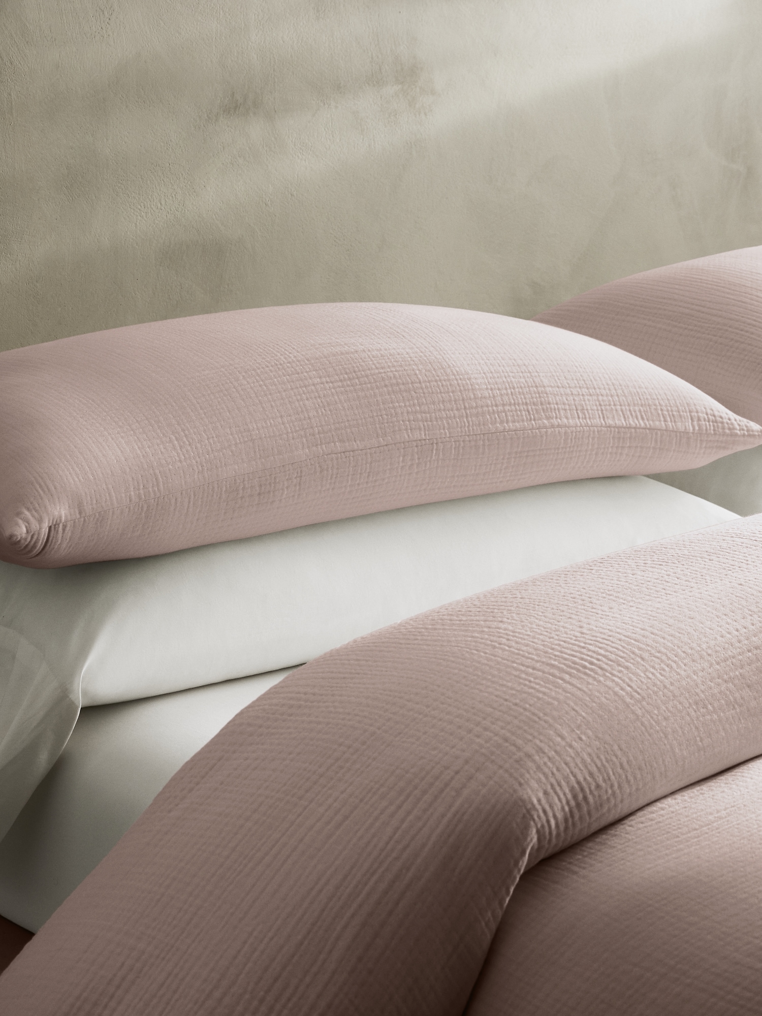 Image number 1 showing, Organic Cotton Gauze Shams