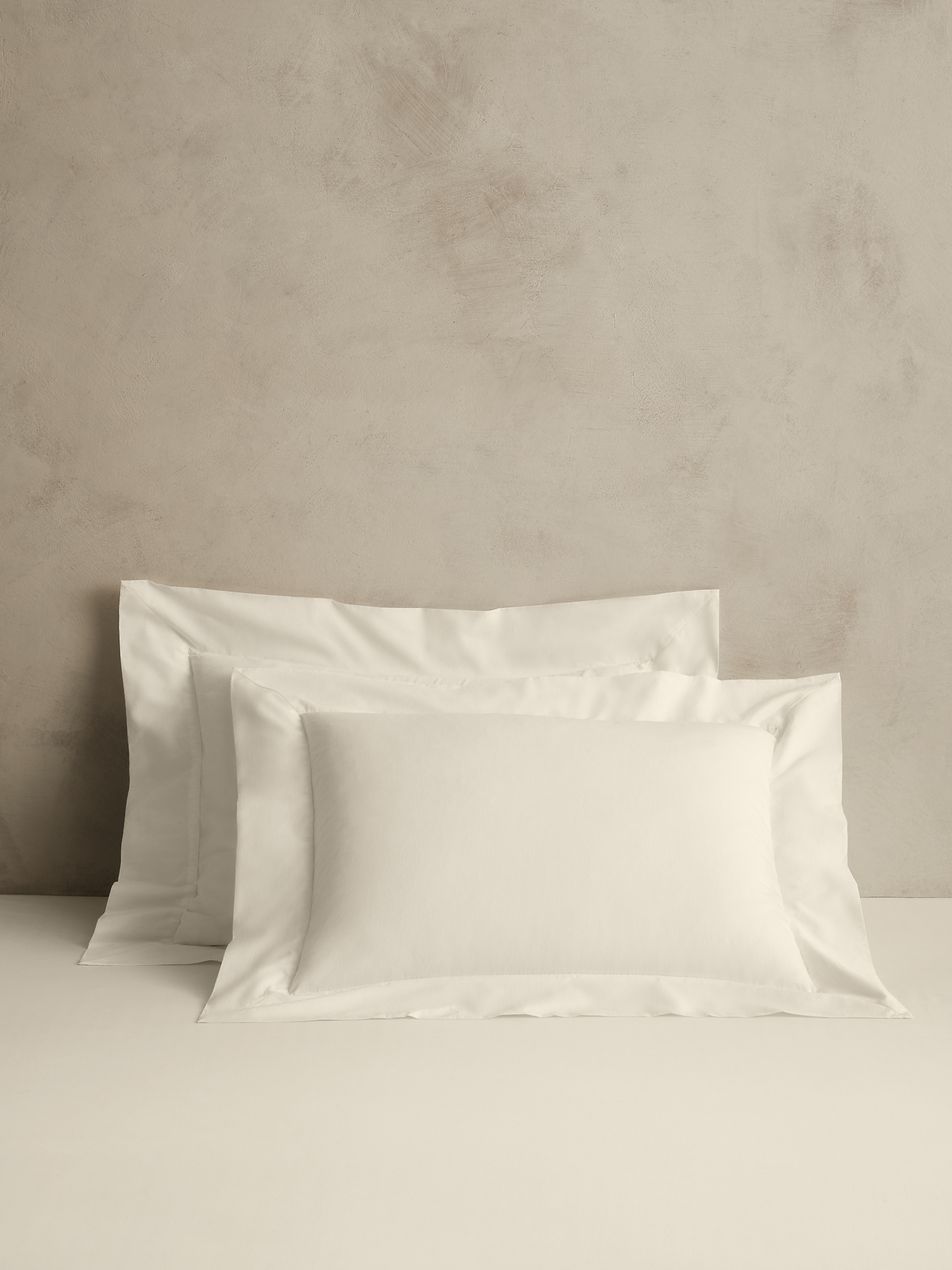 Washed Cotton Percale Shams