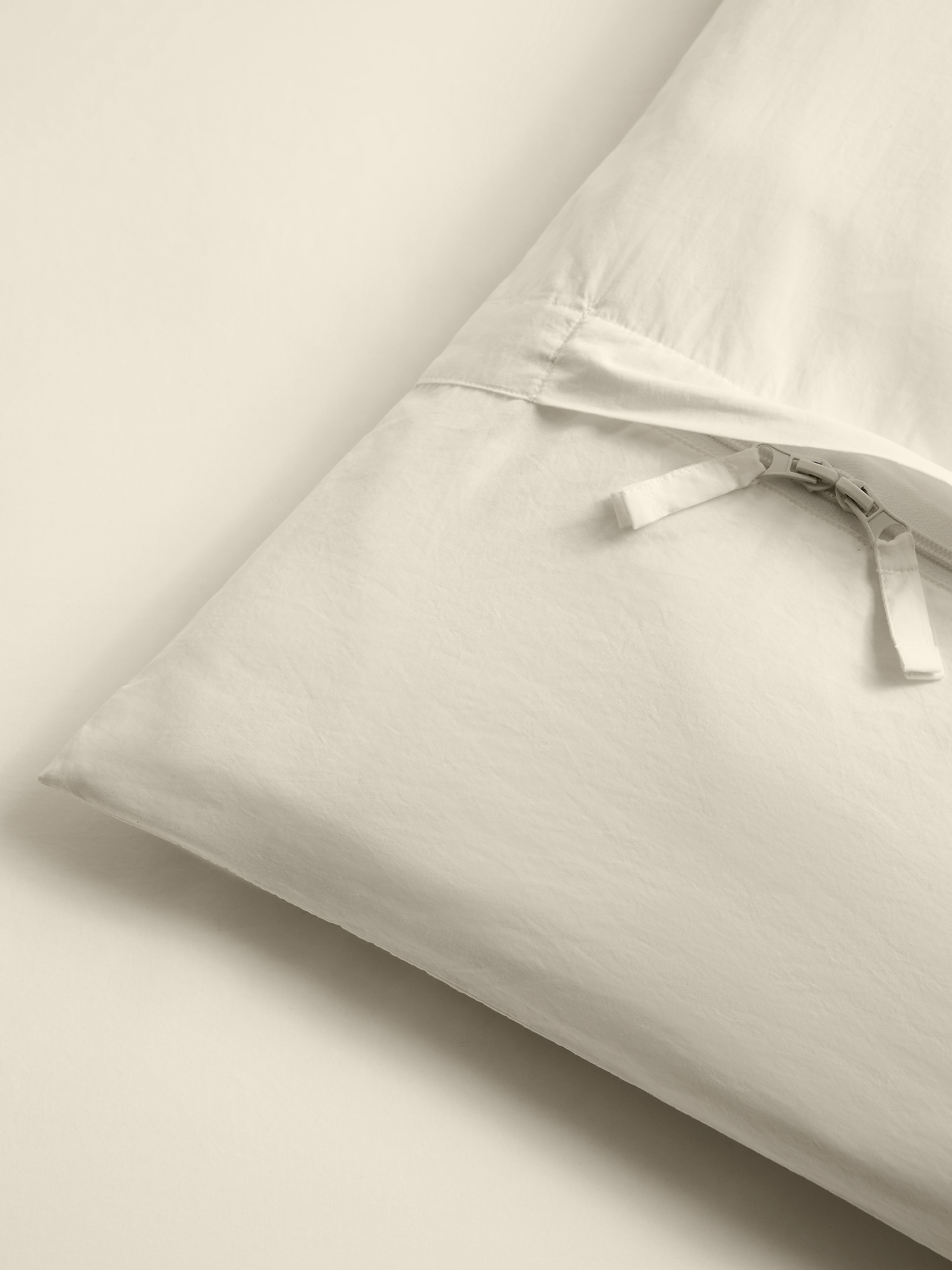 Washed Cotton Percale Duvet Cover