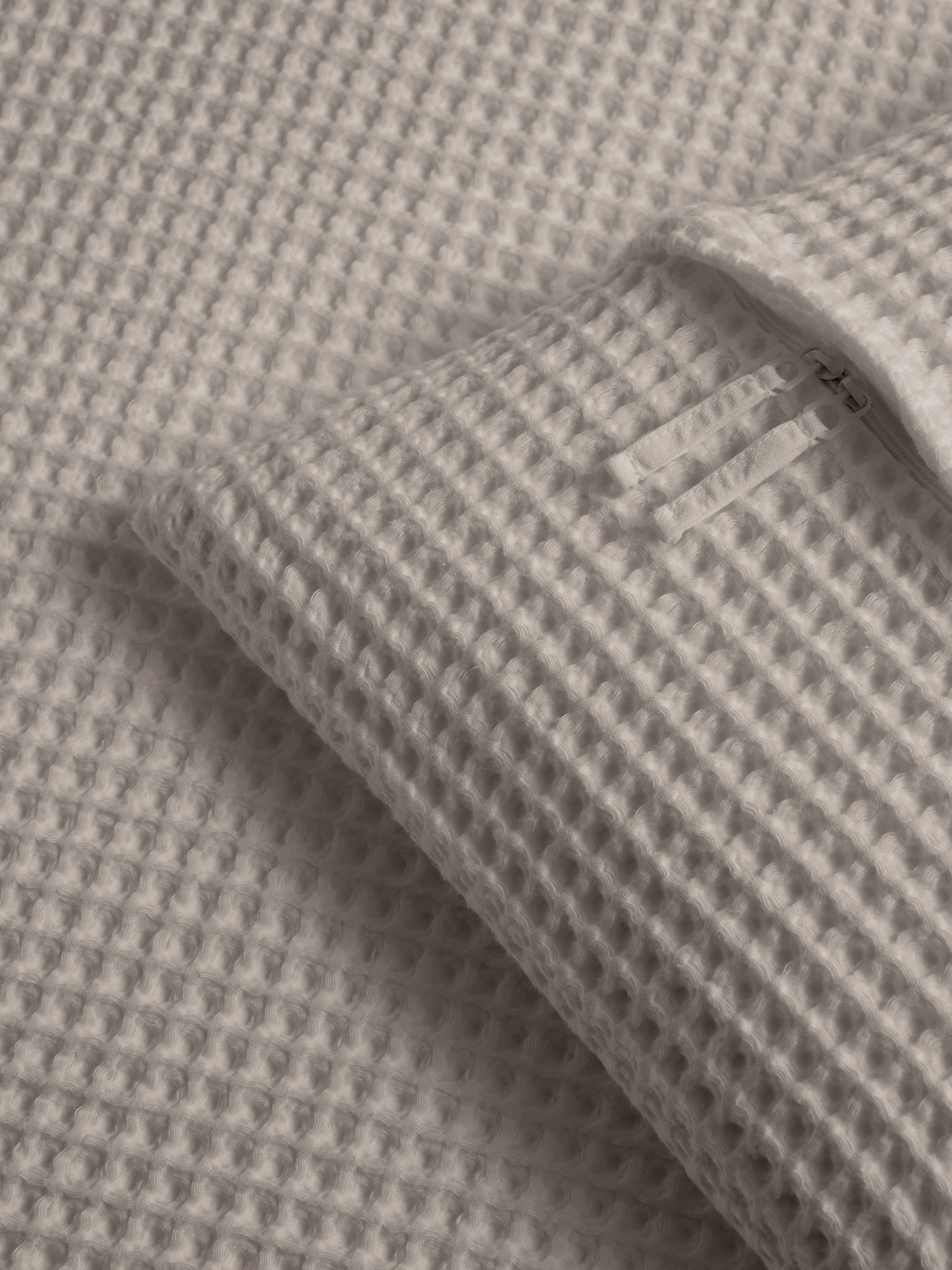 Image number 3 showing, Cotton Waffle-Weave Duvet Cover