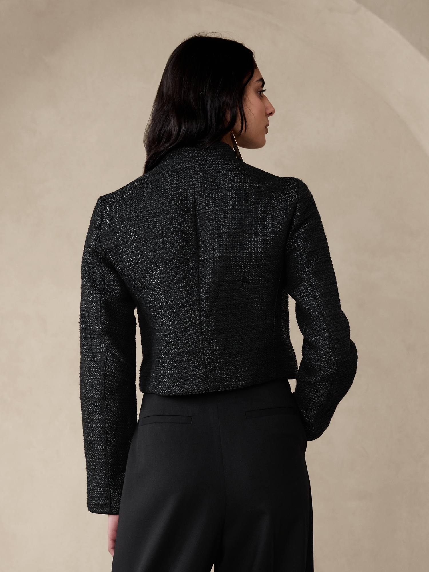 Apolline Cropped Jacket | Banana Republic