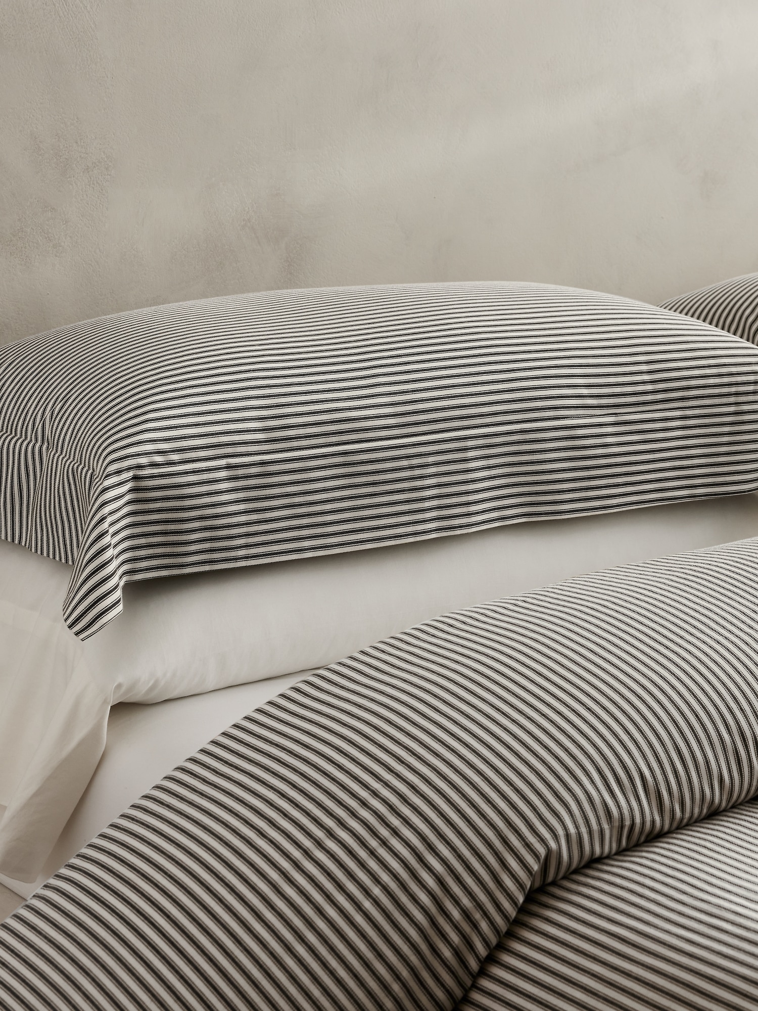 Heritage Ticking Stripe Shams