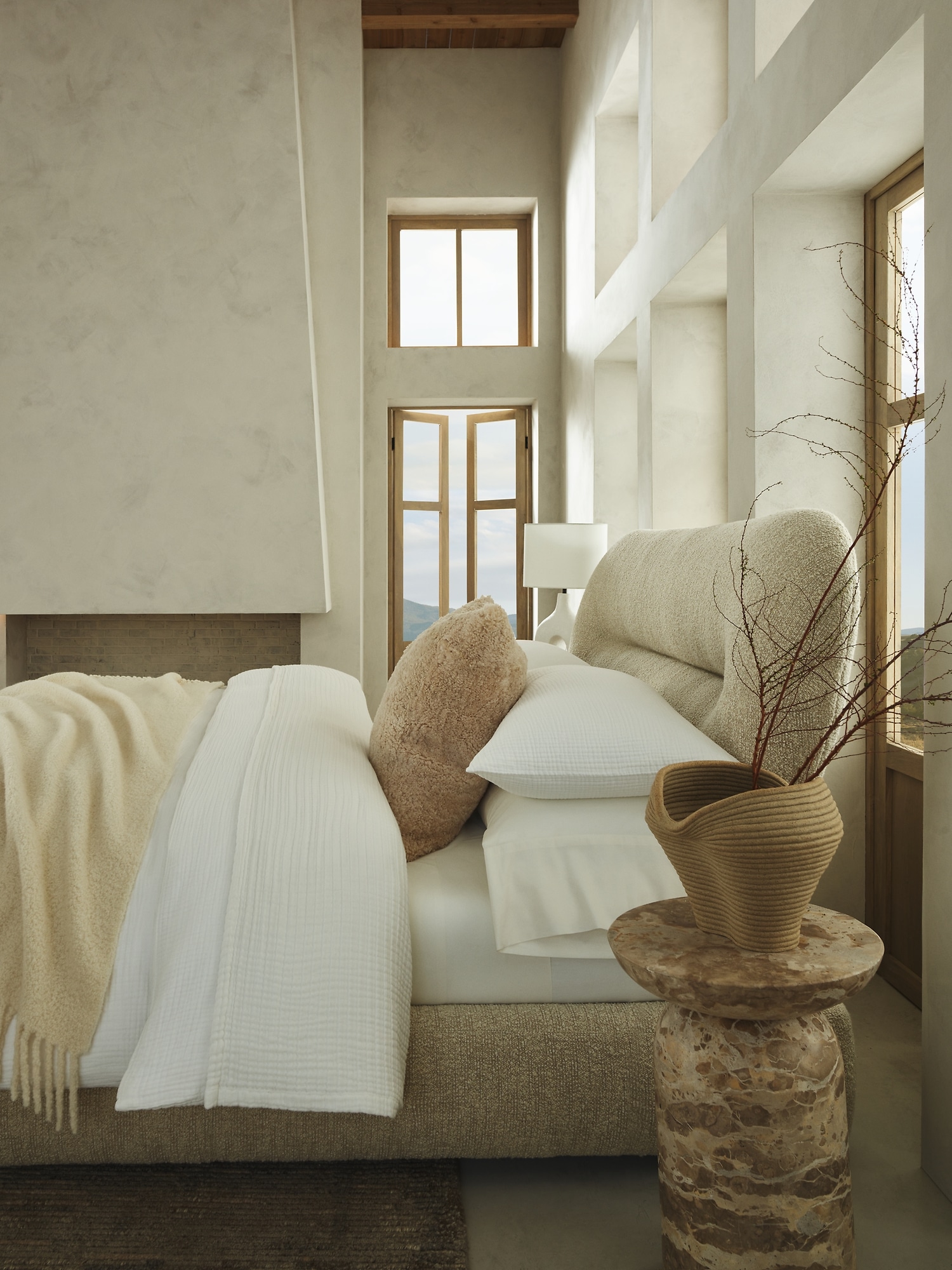 Organic Cotton Gauze Duvet Cover Banana Republic