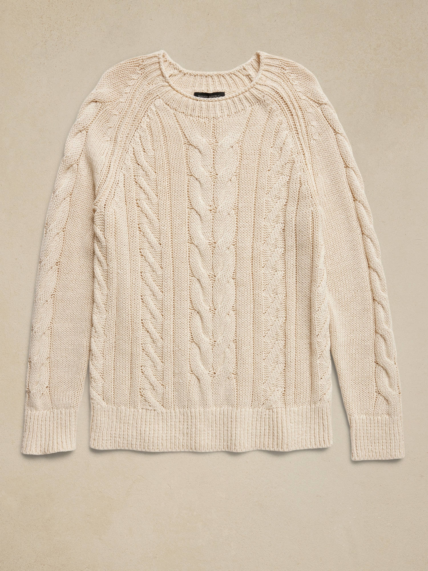 Ezra Chunky Linen-Cotton Sweater