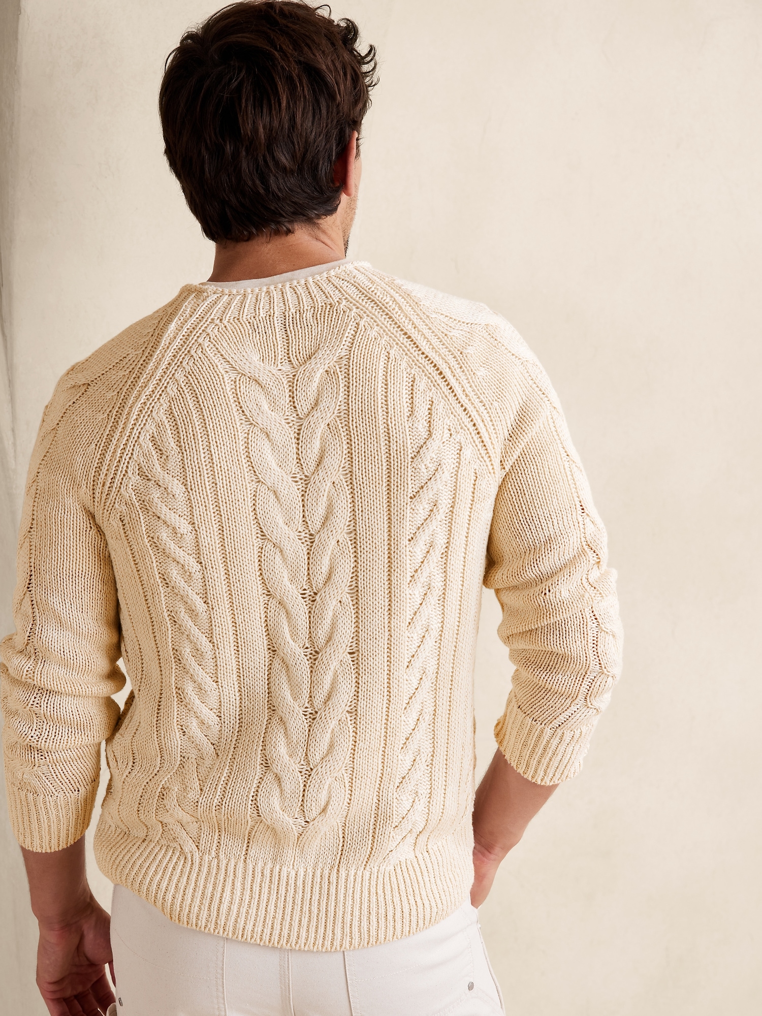 Ezra Chunky Linen-Cotton Sweater