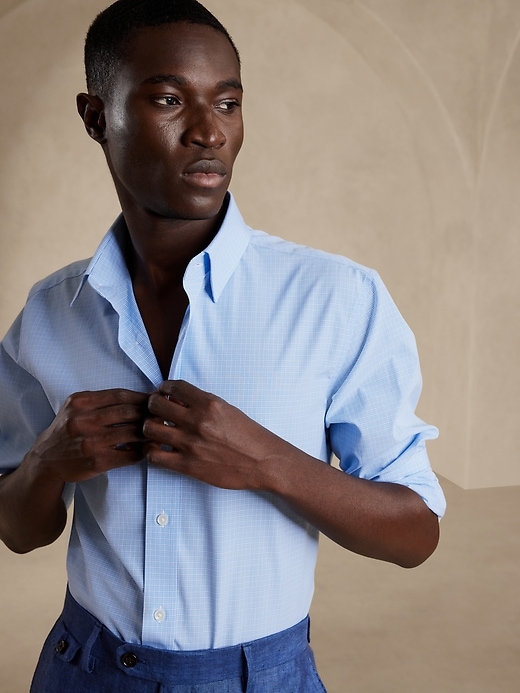 banana republic premium poplin dress shirt Tailored Slim Premium Poplin Dress Shirt