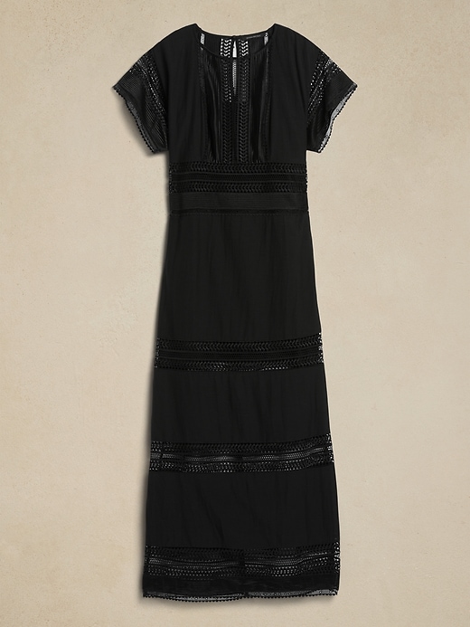 chinese dress ladies Farida Peach Lace Maxi Dress - US 18 main image 1