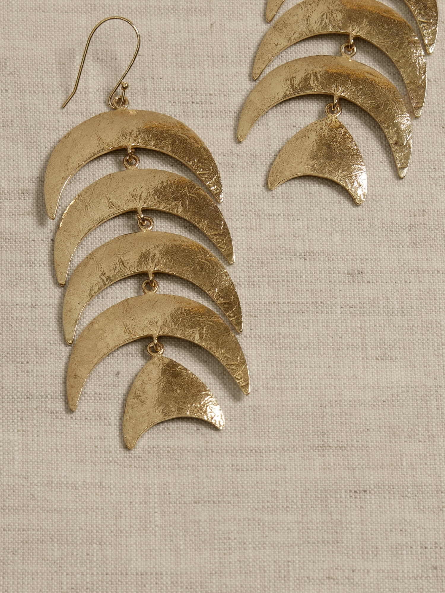Banana Republic Mooncast Statement Earrings &#124 Aureus + Argent gold. 1