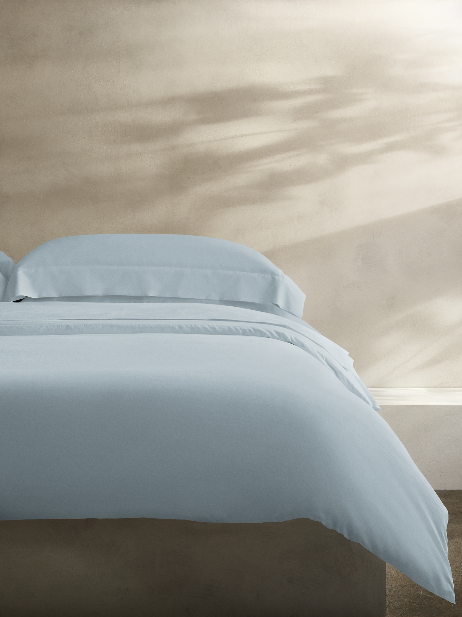 Image number 1 showing, Fine Cotton Sateen Duvet Cover