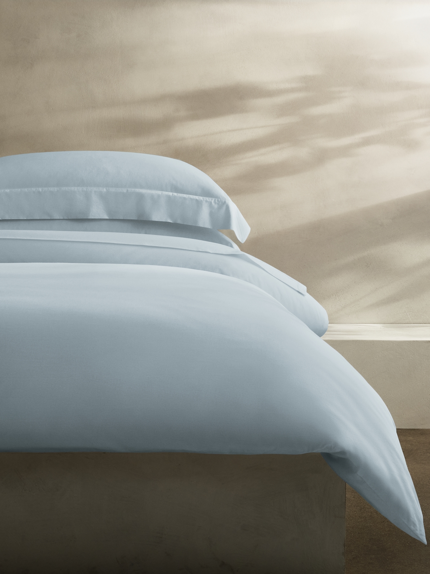 Washed Cotton Percale Duvet Cover | Banana Republic