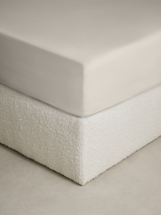 Washed Cotton Percale Fitted Sheet