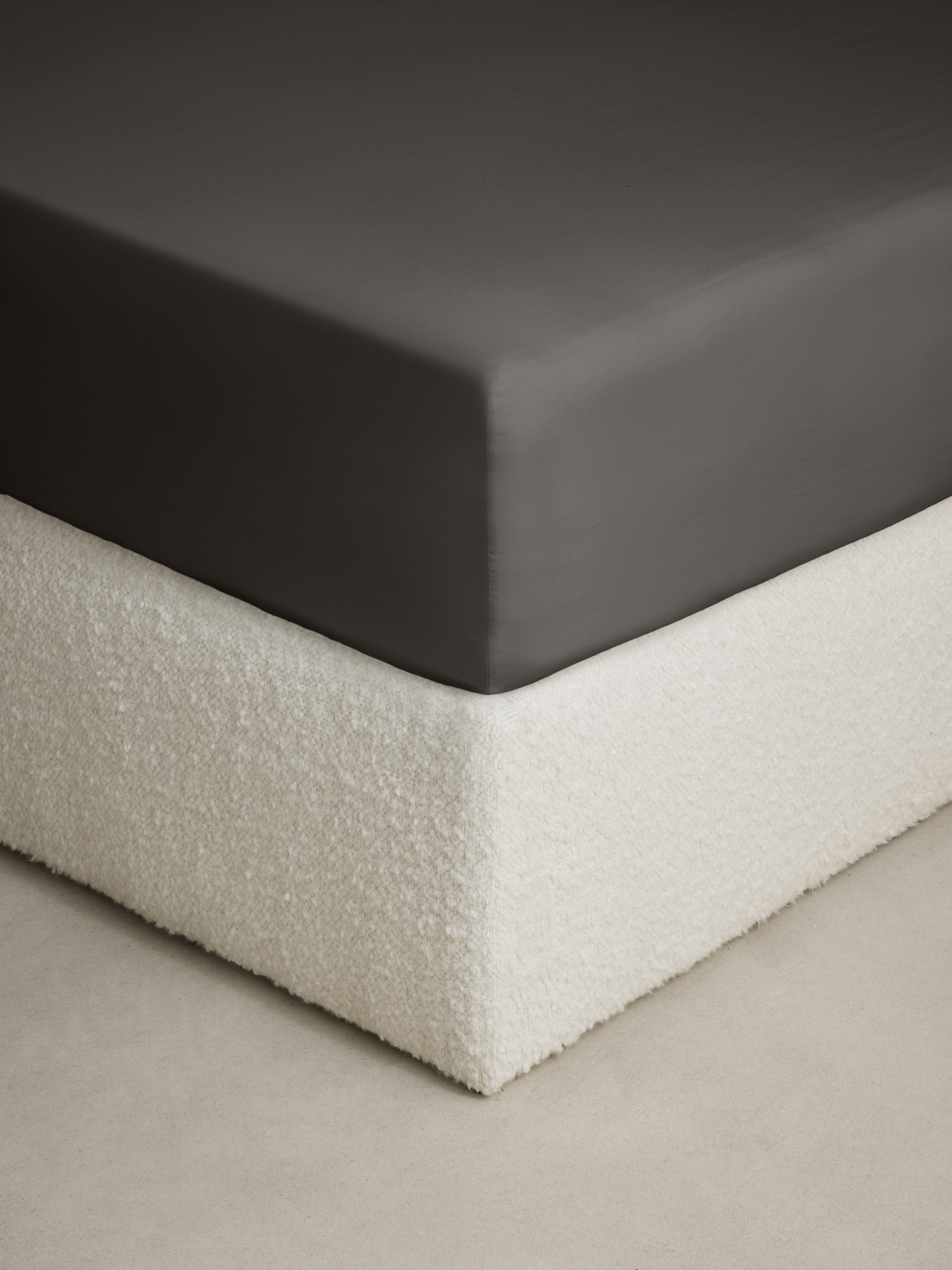 Fine Cotton Sateen Fitted Sheet