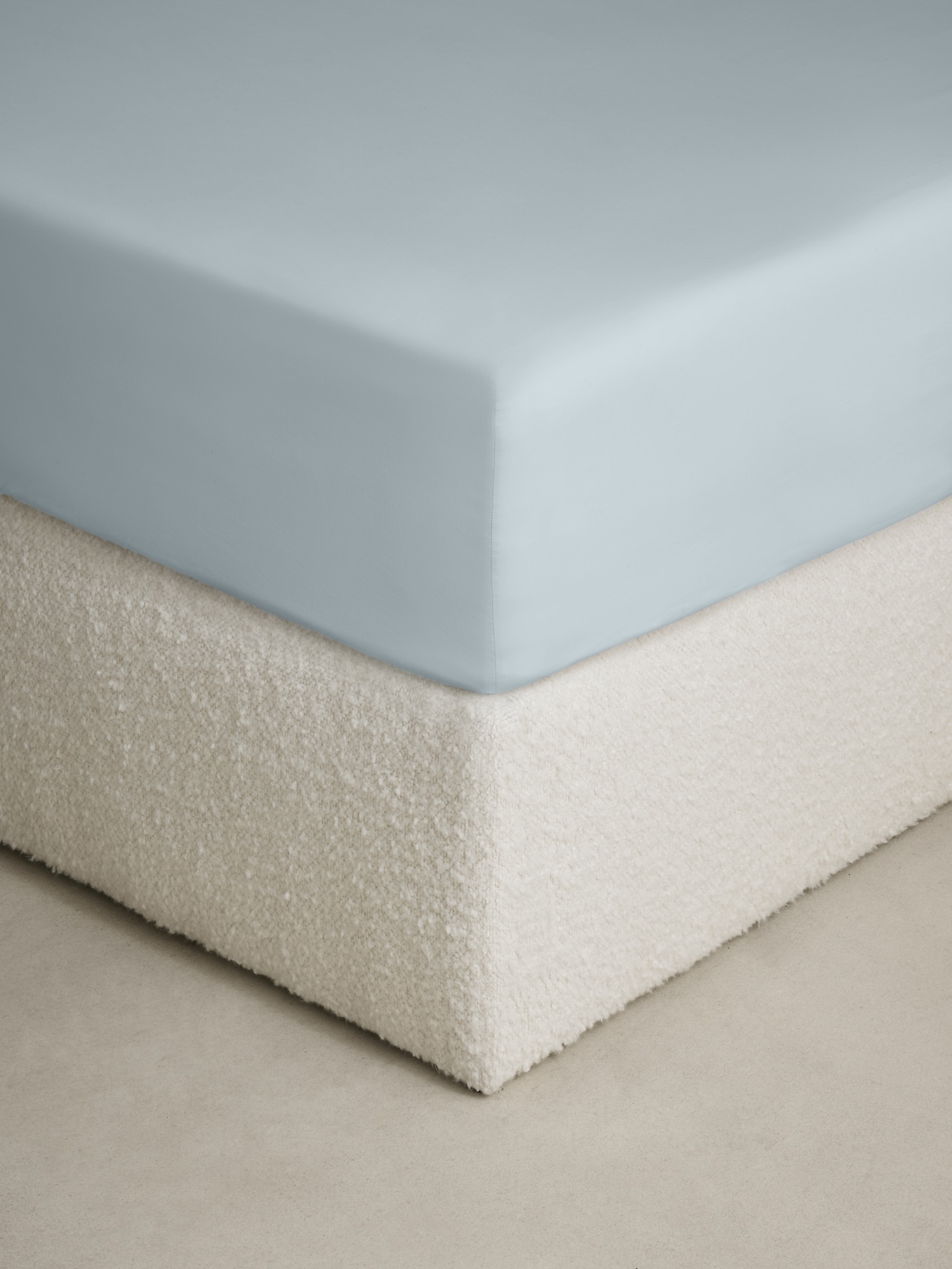 Image number 1 showing, Washed Cotton Percale Fitted Sheet