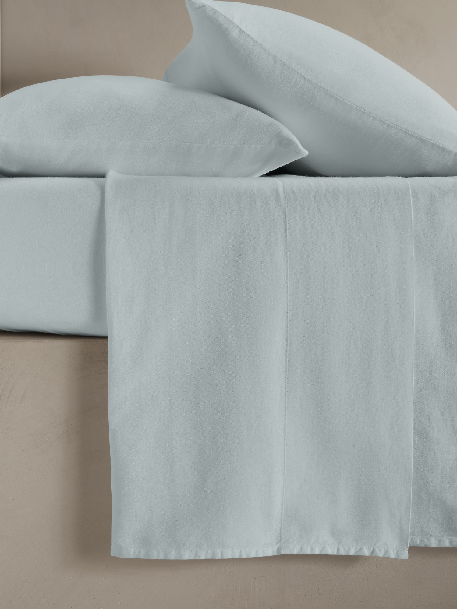 Washed Linen-Cotton Flat Sheet