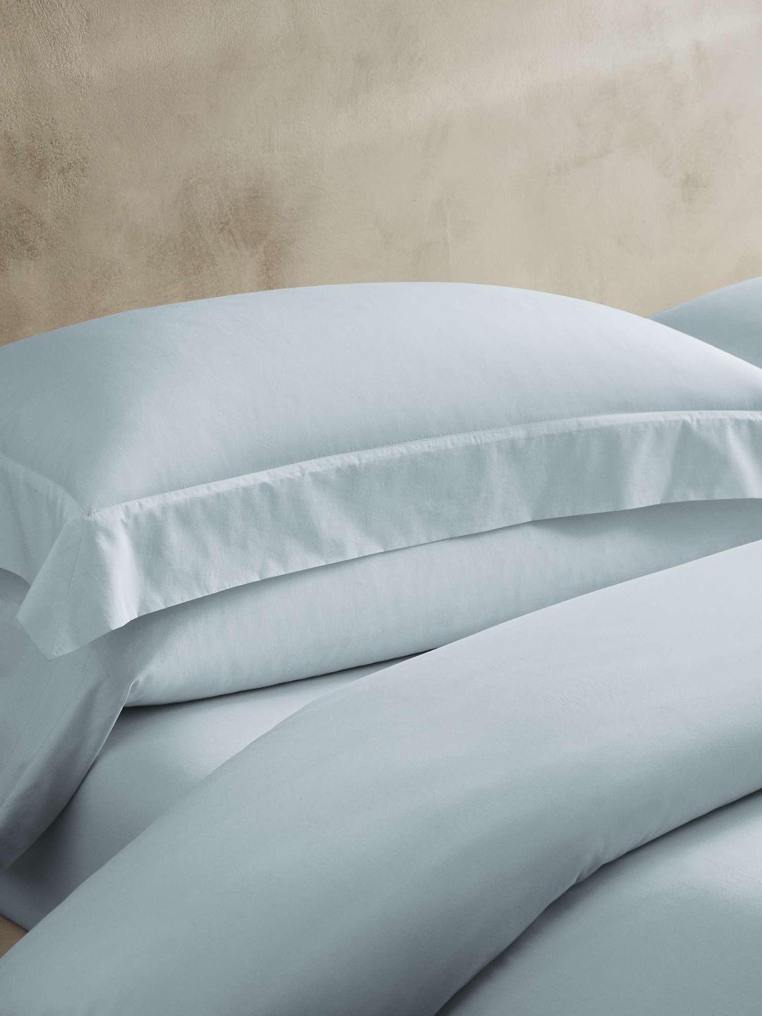 Image number 5 showing, Washed Cotton Percale Duvet Cover