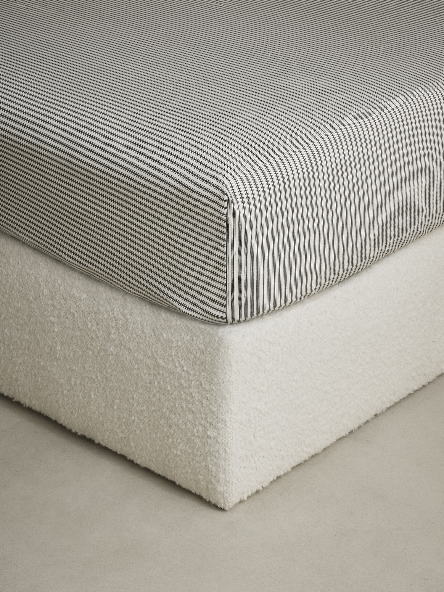 Image number 1 showing, Heritage Ticking Stripe Fitted Sheet