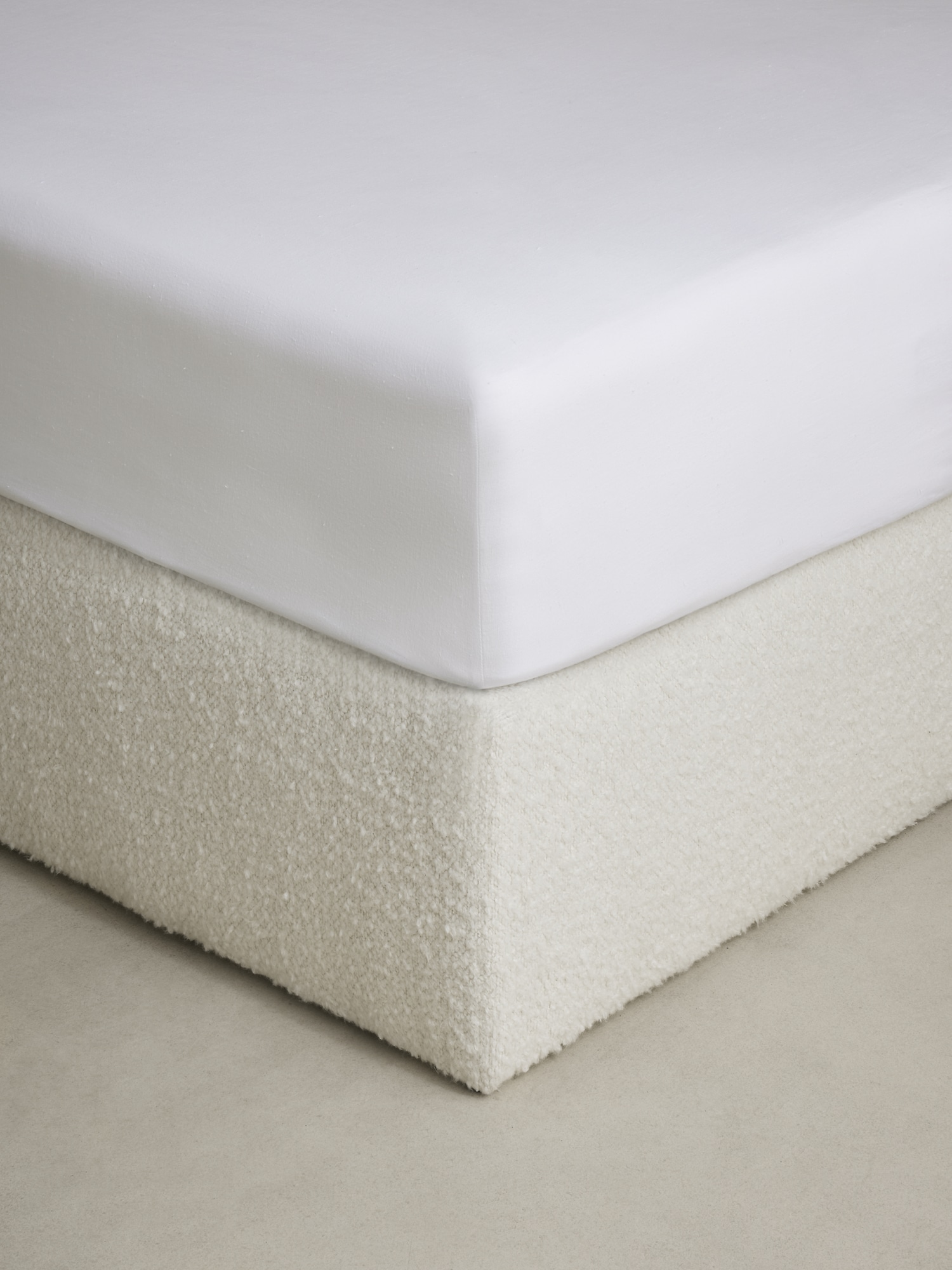 Image number 1 showing, Natural Hemp Fitted Sheet