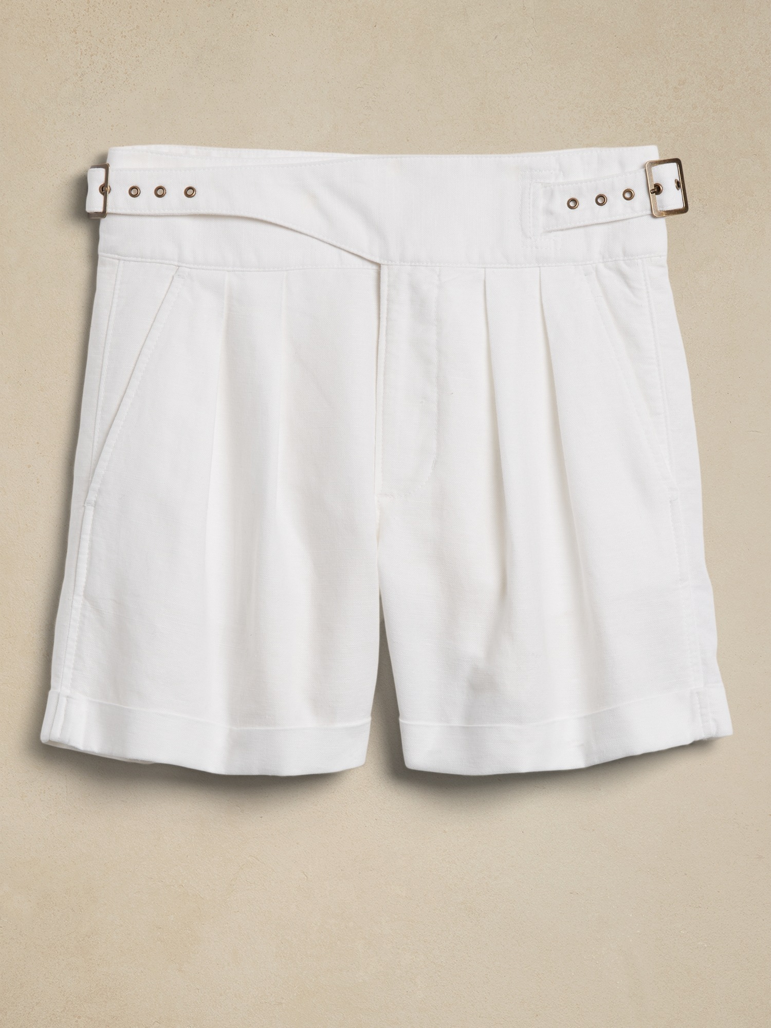 banana republic white shorts