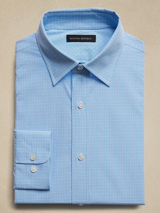 banana republic premium poplin dress shirt Tailored Slim-Fit Premium Cotton Poplin Dress Shirt